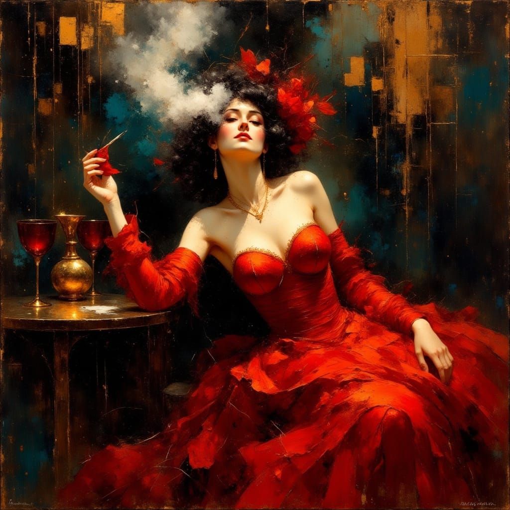 Carmen Noir: Cabaret Singer in Motion