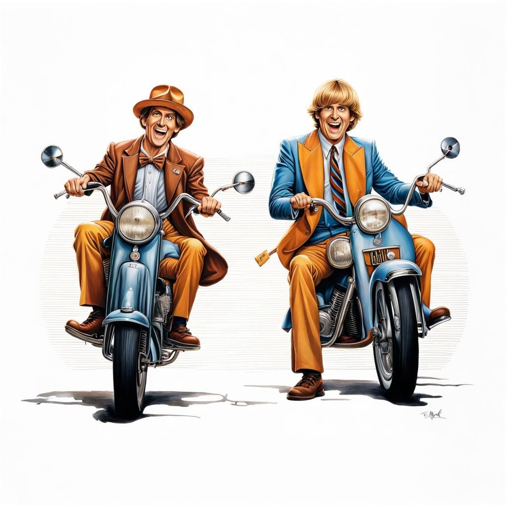 Detailed Oil Painting of a Movie Poster