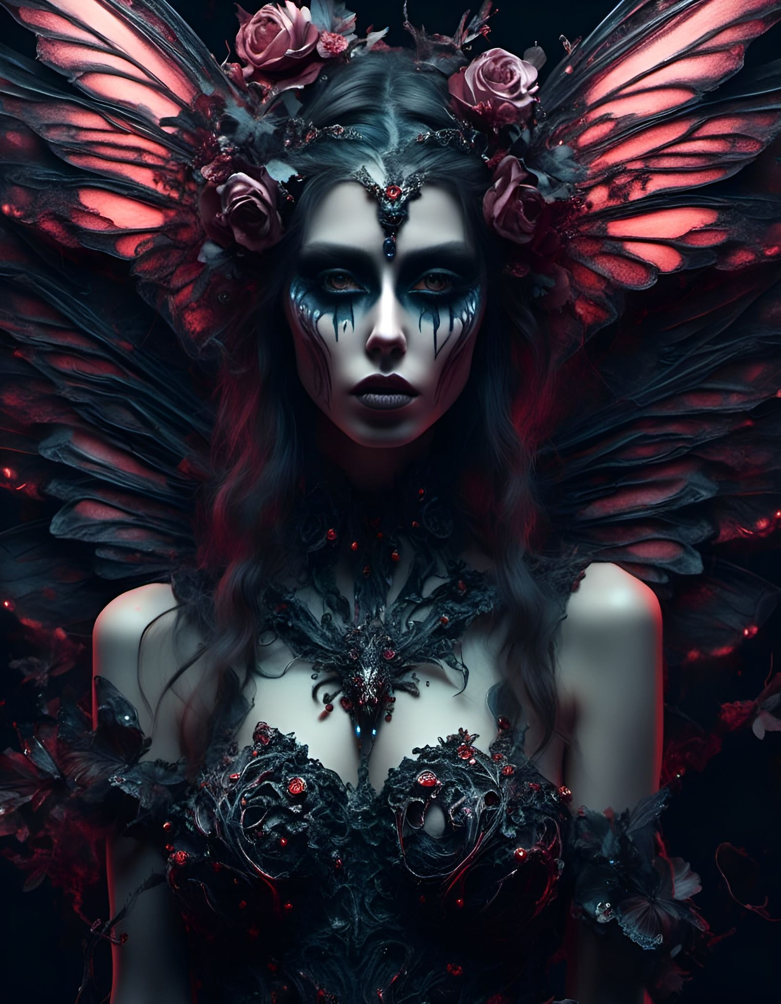 Deathcore Fairy Portrait