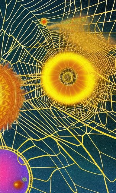 Surreal Interconnectedness: Synapses, Flowers, and Fractals