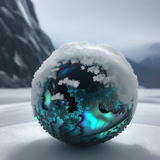 Frozen Abalone in Cinematic Film Still