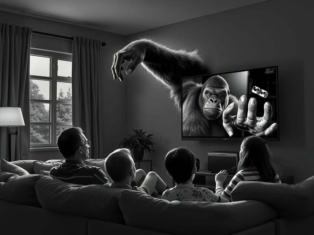 Family Chaos as King Kong Escapes the Screen