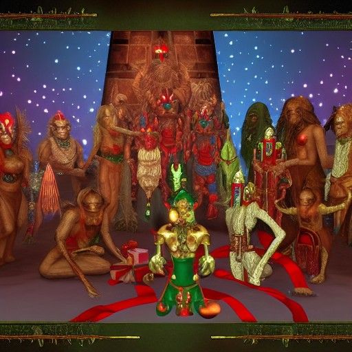 Dagoth Ur Celebrates Christmas: A Festive Gathering