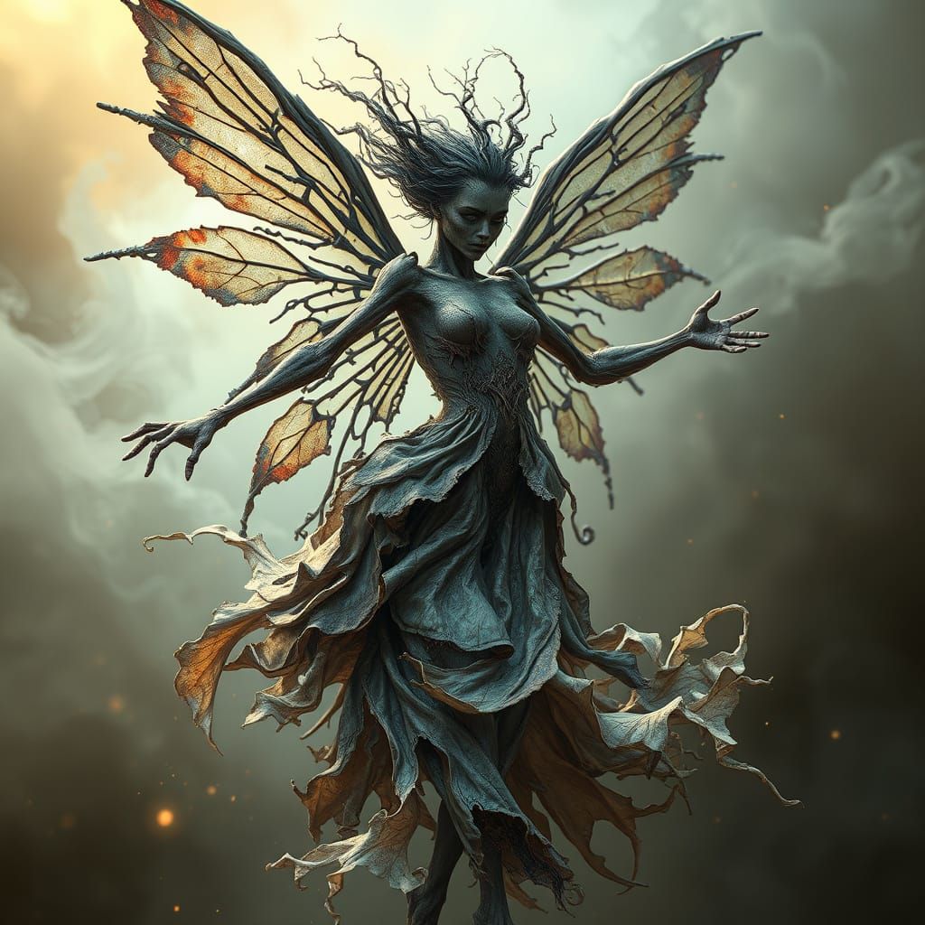 Ethereal Rotten Fairy Dances in Astral Mist