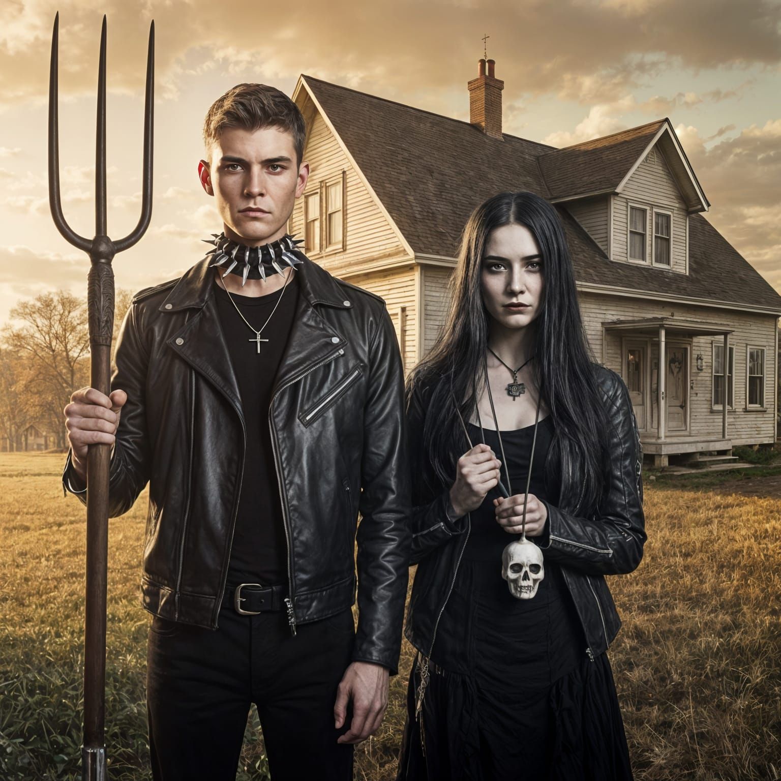 Gothic Rebels in Golden Light