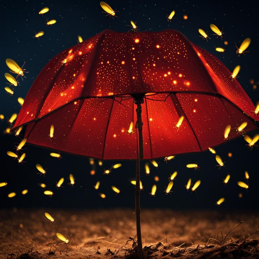 Fireflies Light Up the Arid Landscape