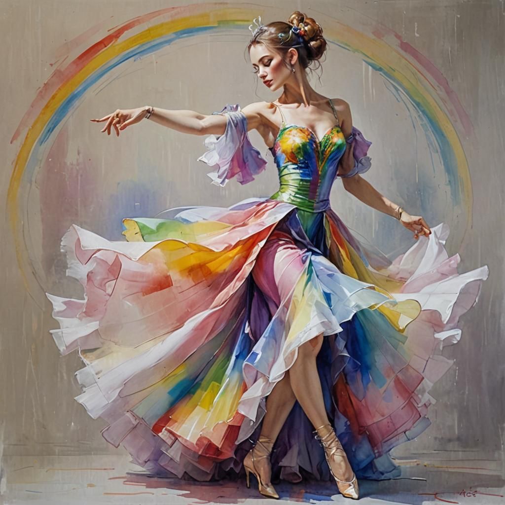 Rainbow Dancer in Anna Razumovskaya Style