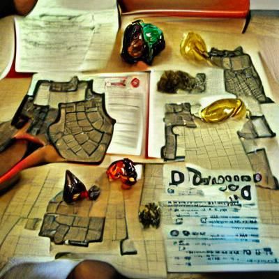 Dungeons and Dragons Fantasy Scene