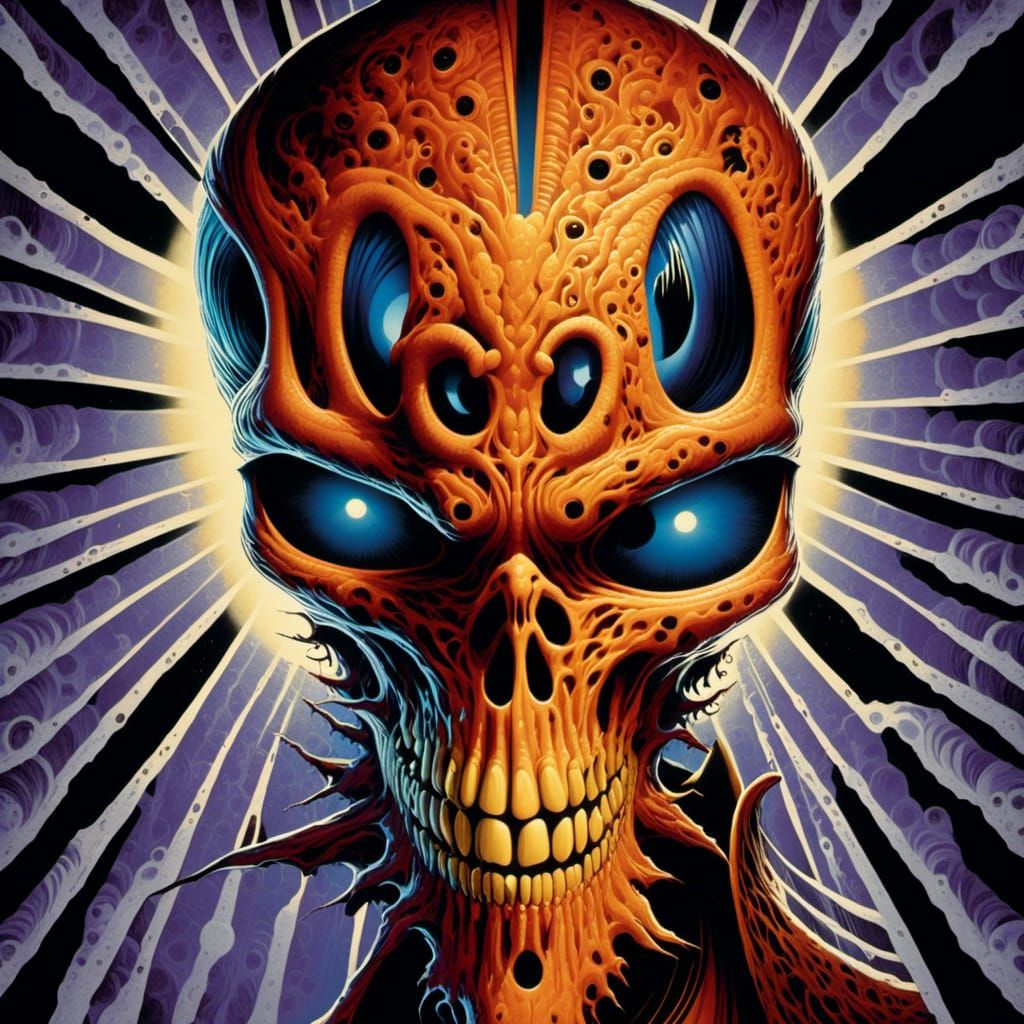 Hastur, Tentacled God in Burtonesque Nightmare