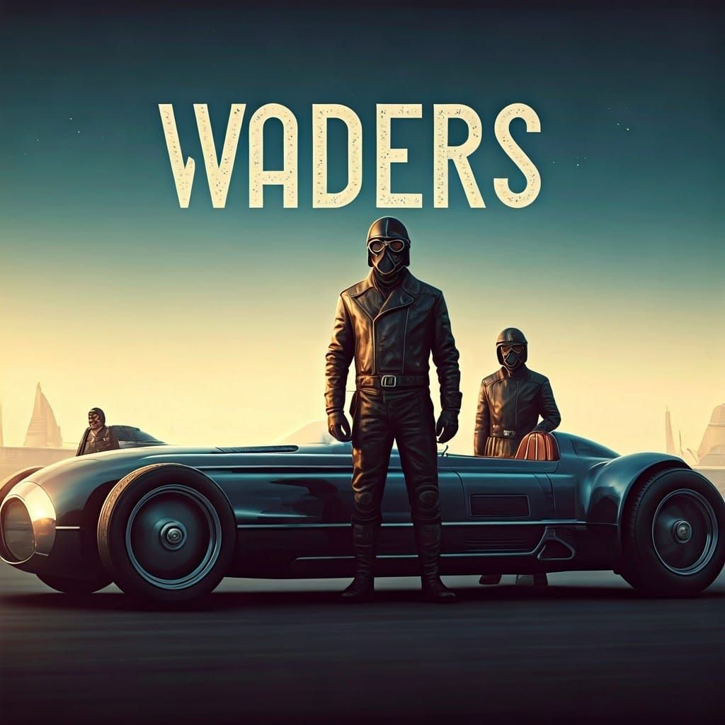 Star Wars Speedster Racers Vintage Art Deco Poster