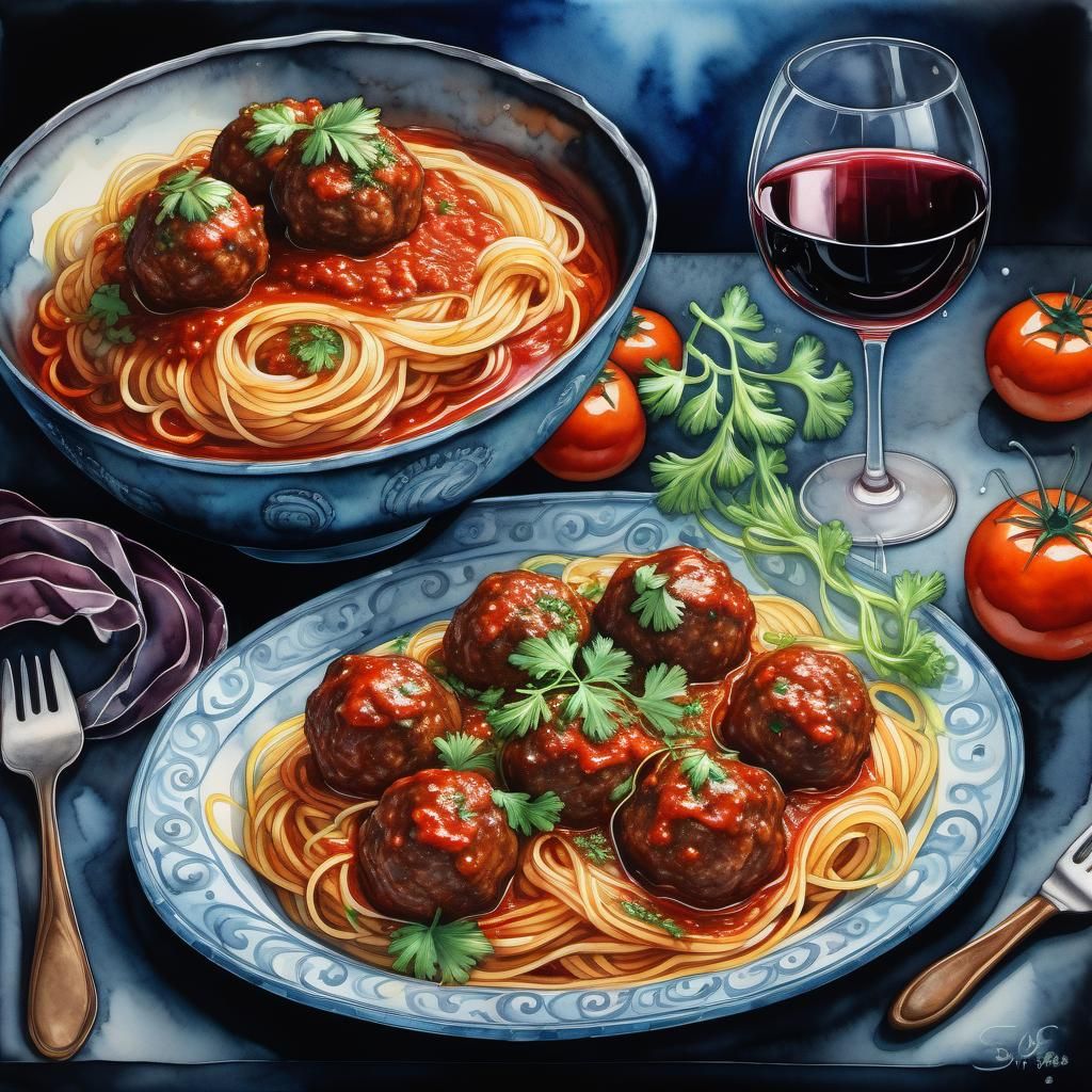 Spaghetti and Meatballs