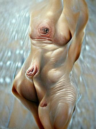 Hyperrealistic Portrait of an Amputee