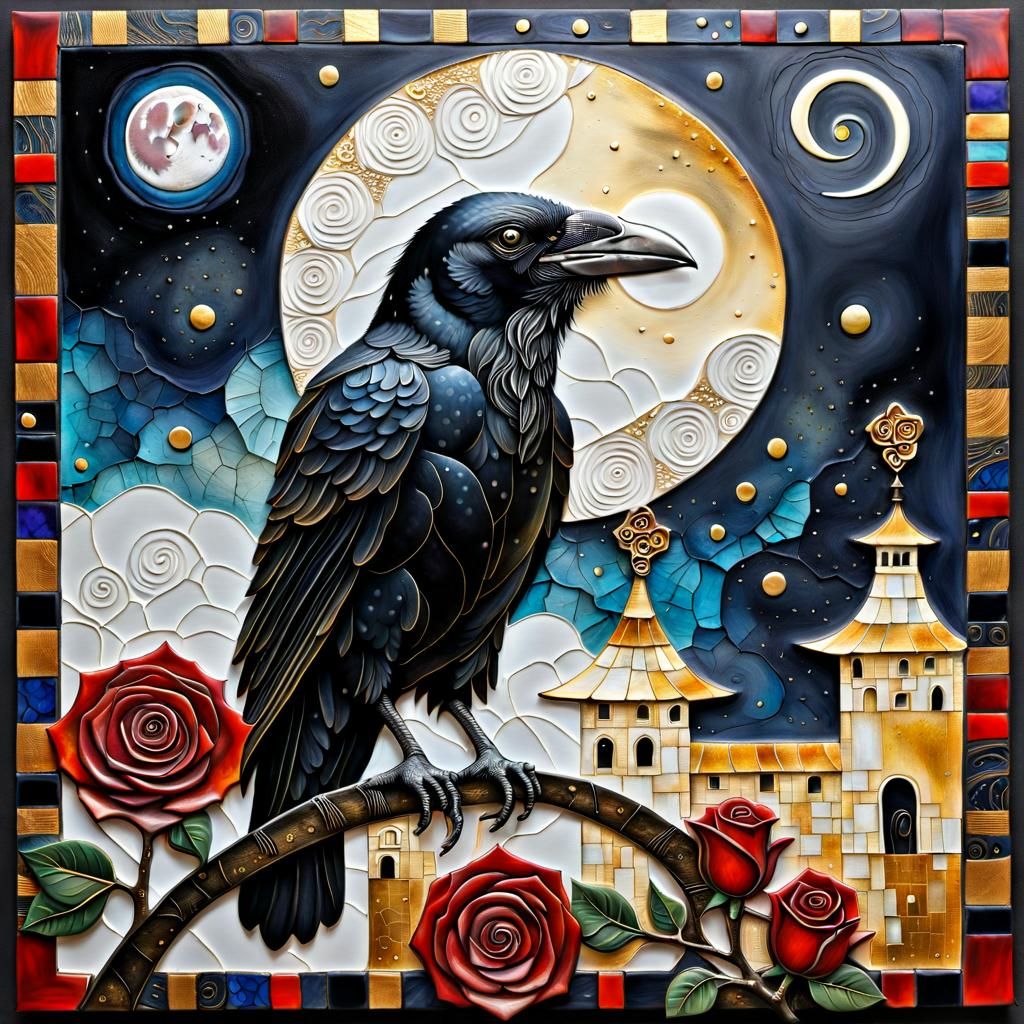 Raven and Rose: Psychedelic Folk Art