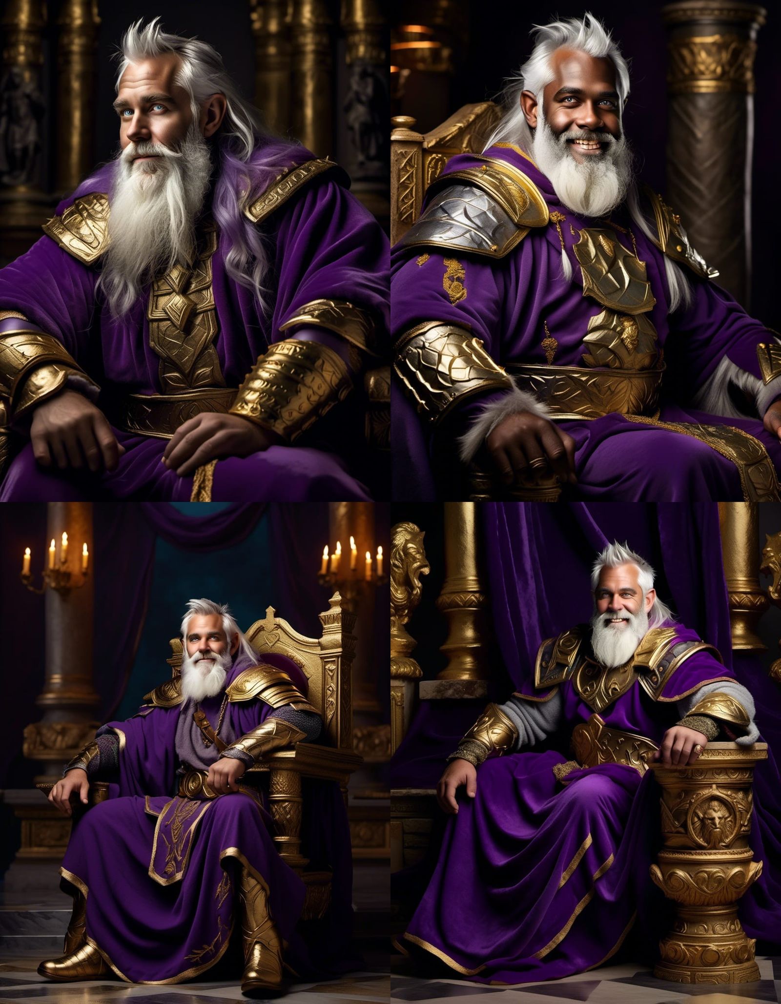 Roman Emperor Portrait in Royal Palace