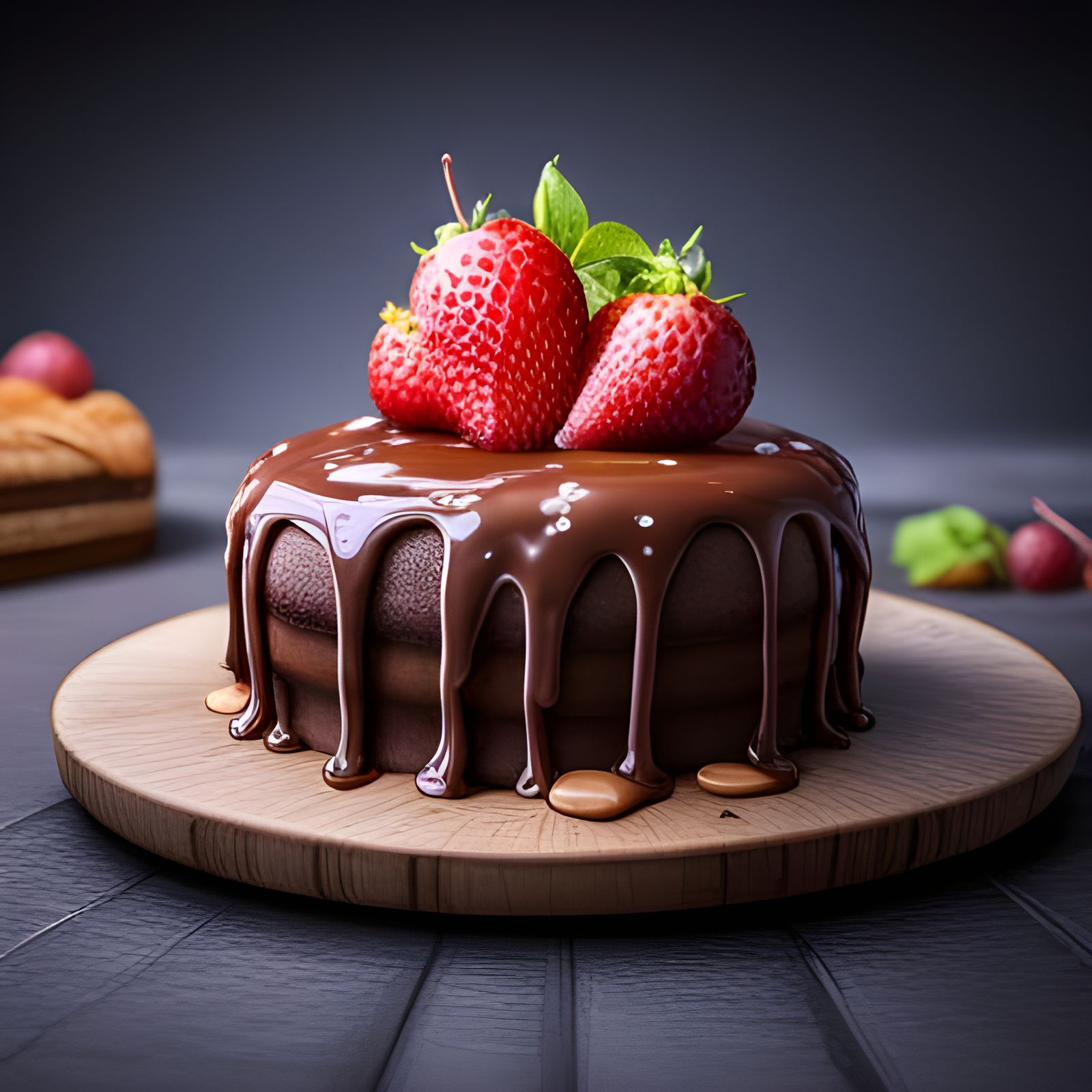 Clockwork Cake in 3D Game Cinematic Style