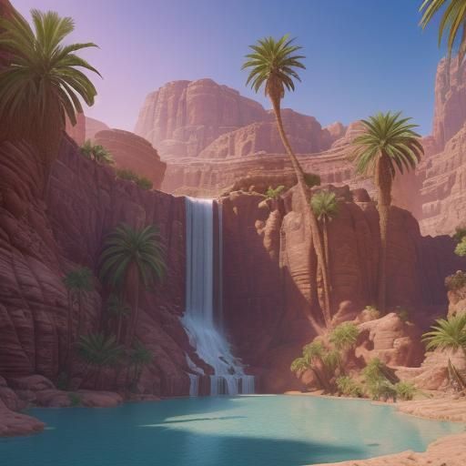 Sacred Desert Oasis🌴