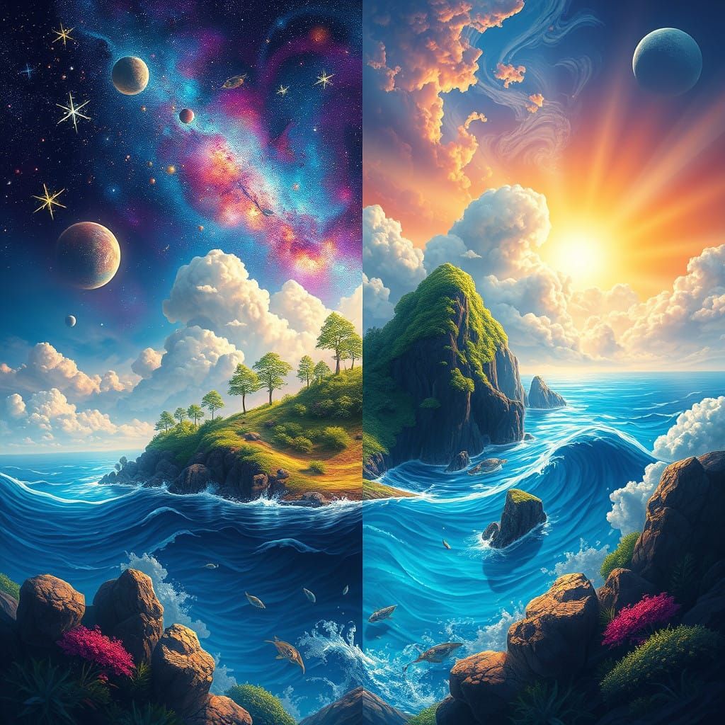 Cosmic Tapestry of Wonder and Enchantment