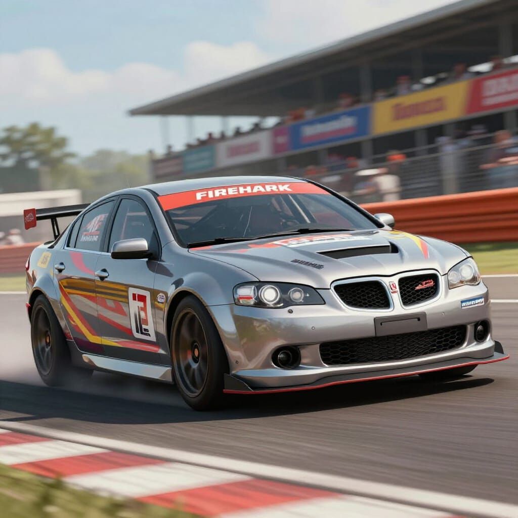 2009 Pontiac G8 GXP Firehawk Race Car on Track