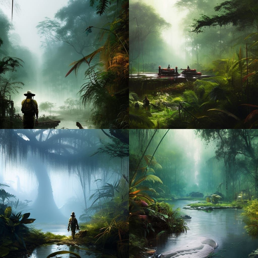 Smiling Baby Anaconda in Horror Art Style