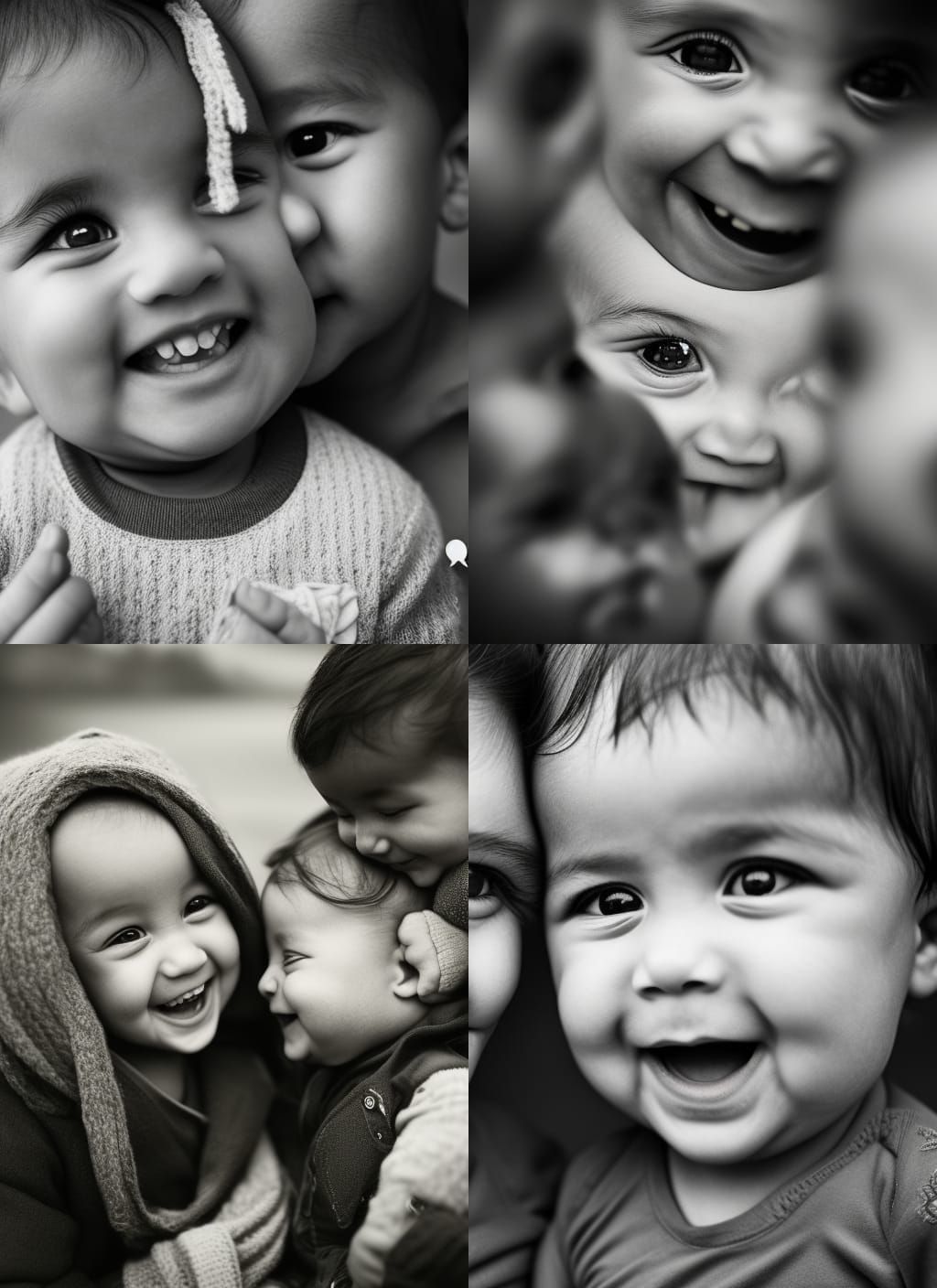 Expressive Babies: A Portrait of Love and Emotion