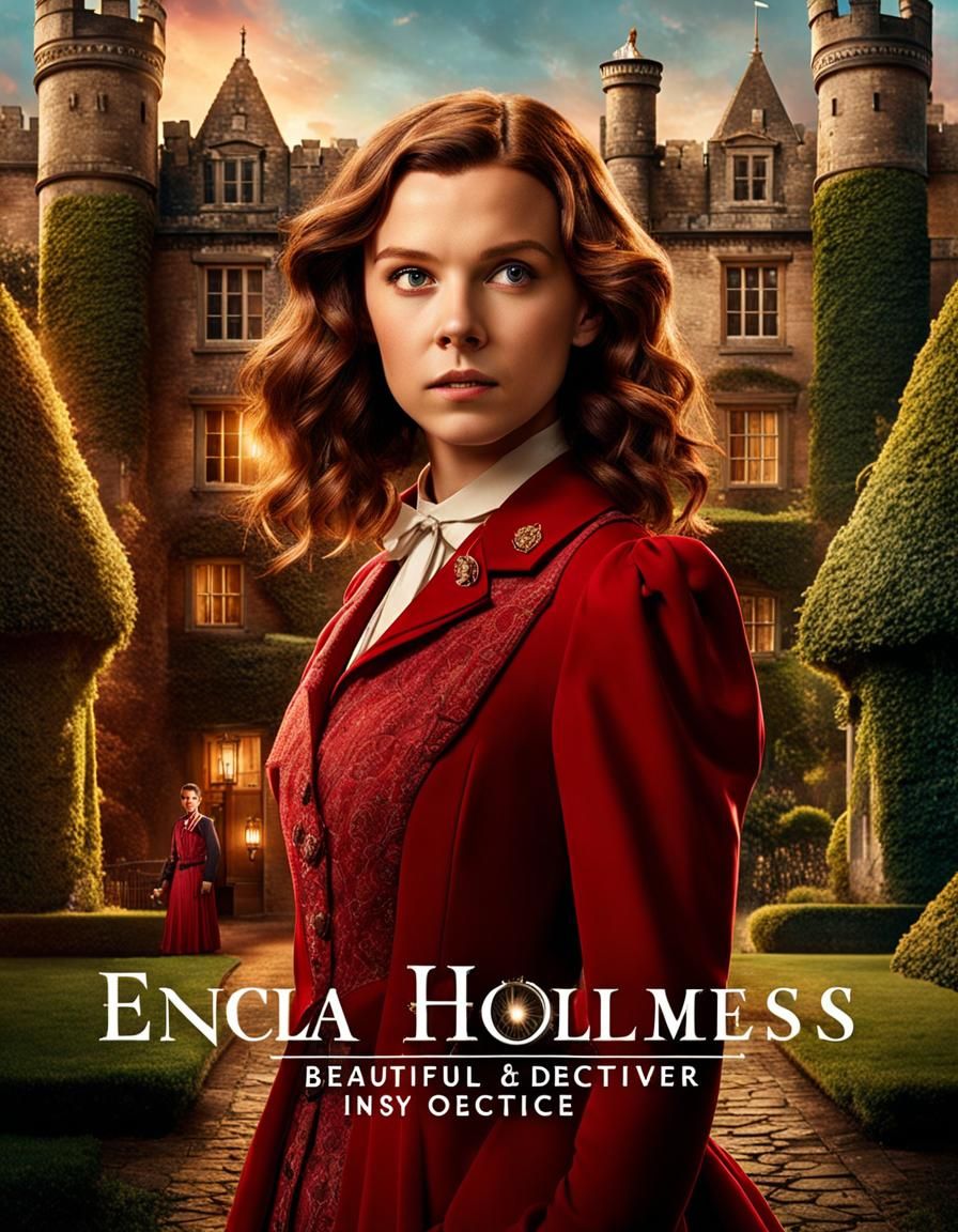 Beautiful Red-Haired Detective Searches Castle for Clues