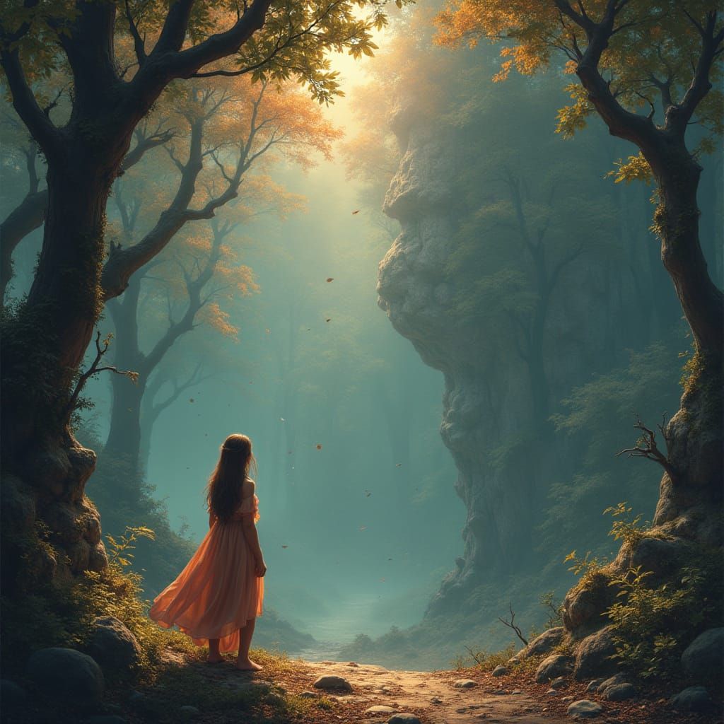 Sci-Fi Fairytale Image Generated by AI