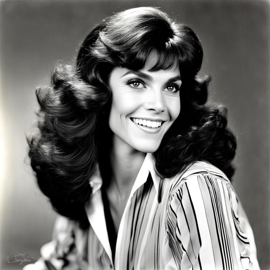 Karen Carpenter Portrait: Healthy and Radiant Glamour Shot