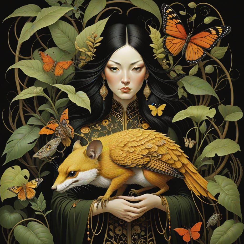 Exotic Feral Creatures Roam the Jungle in Intricate Detail