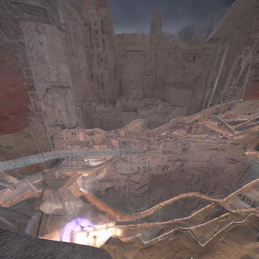 Serene Temple in Epic 3D Videogame Graphics