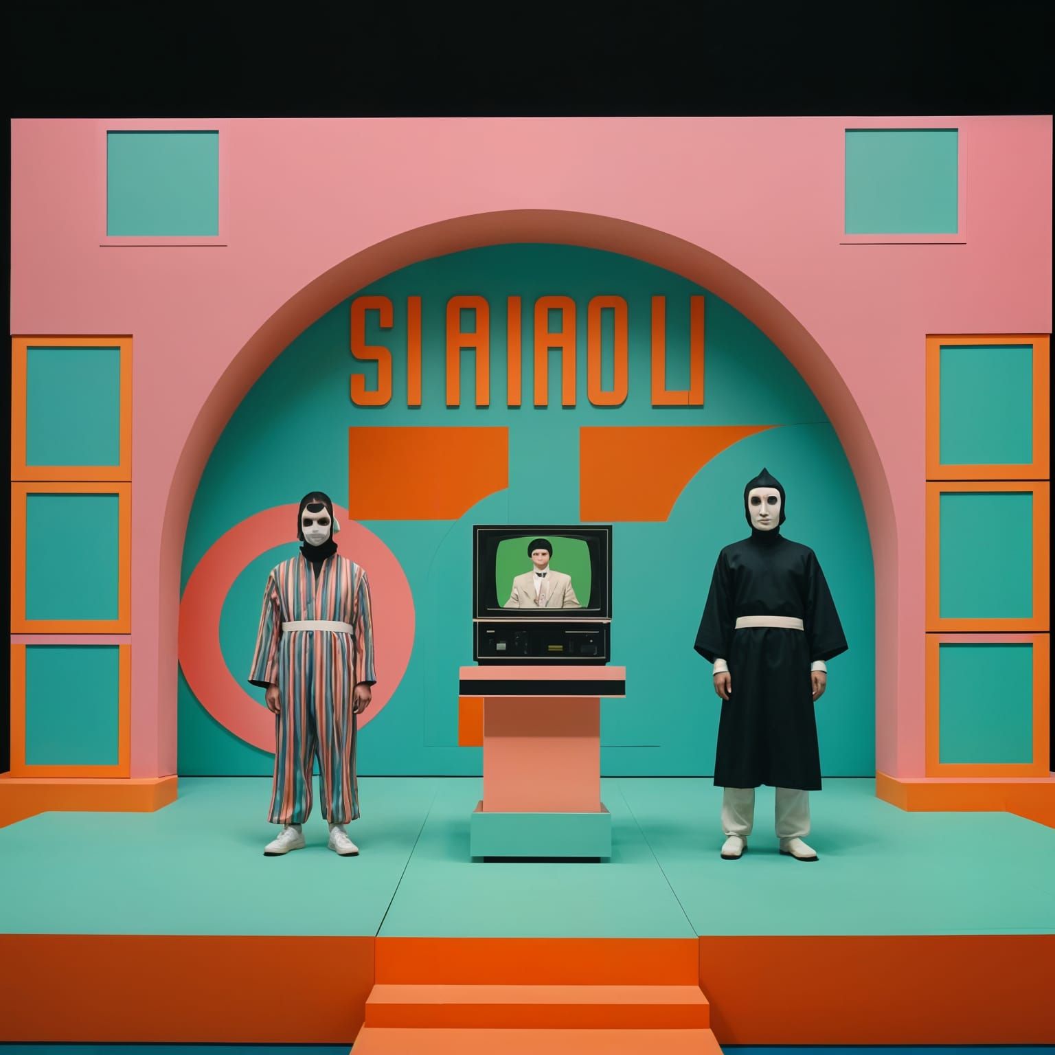 Offbeat VHS Gameshow in Pastel Paradise