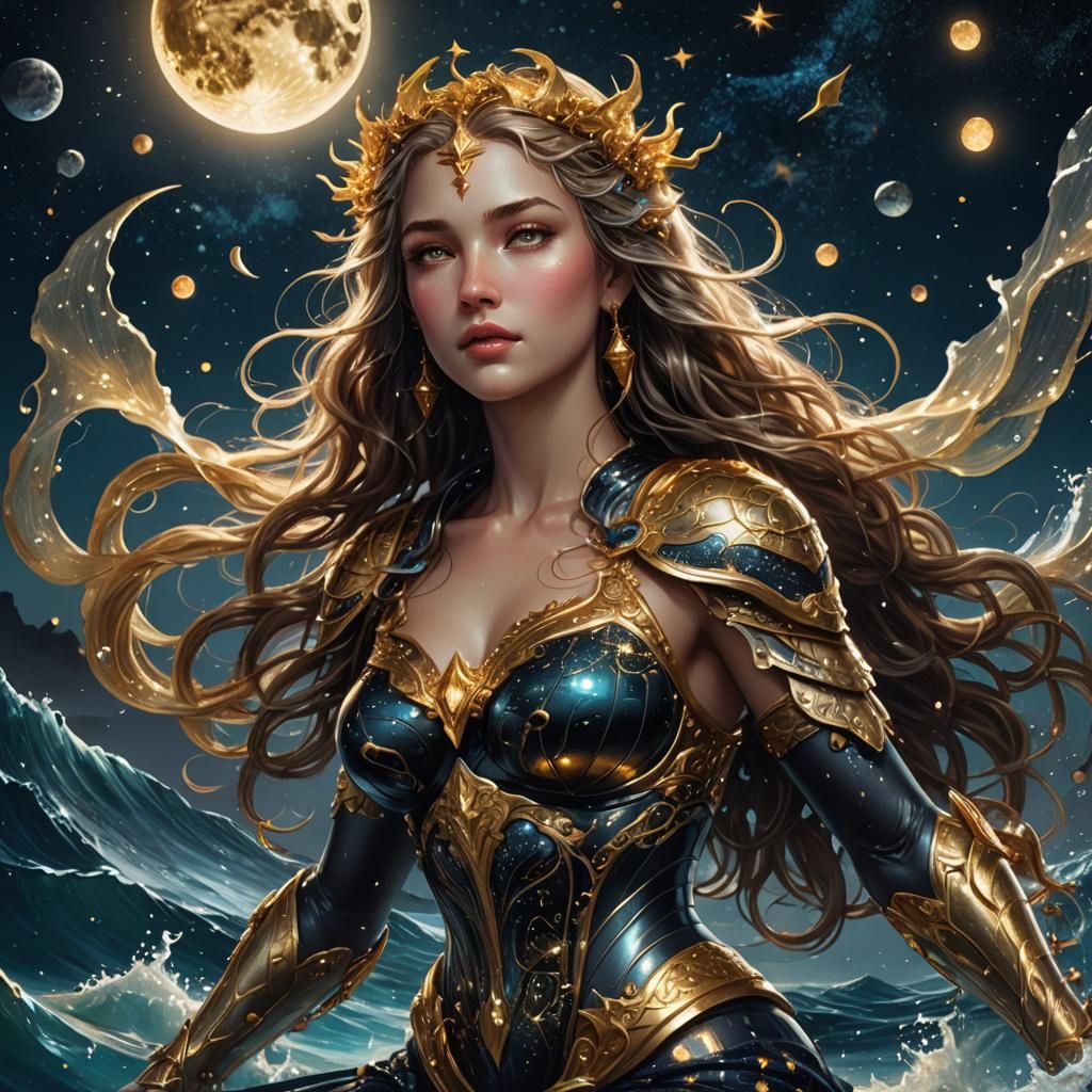 Aphrodite Rising: Fantasy Goddess Concept Art