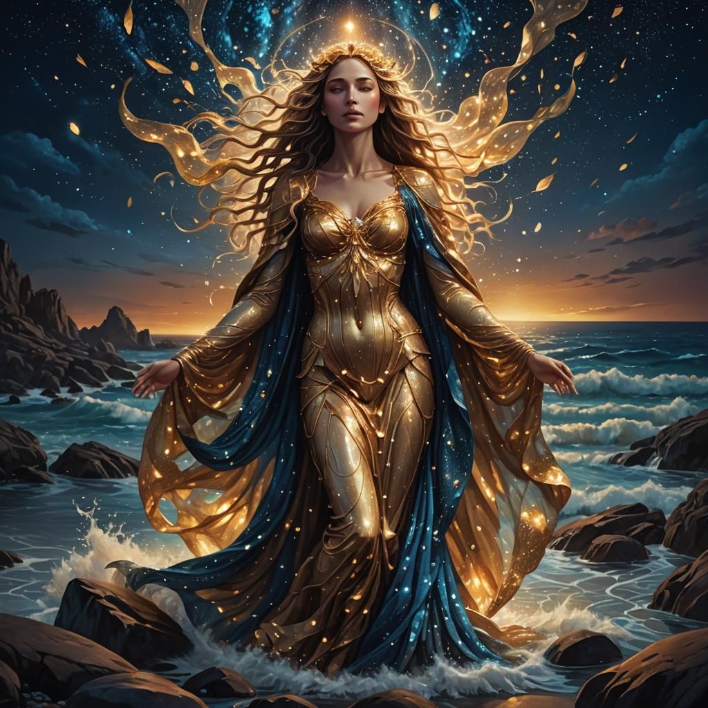 Aphrodite Rising: A Cinematic Fantasy Goddess