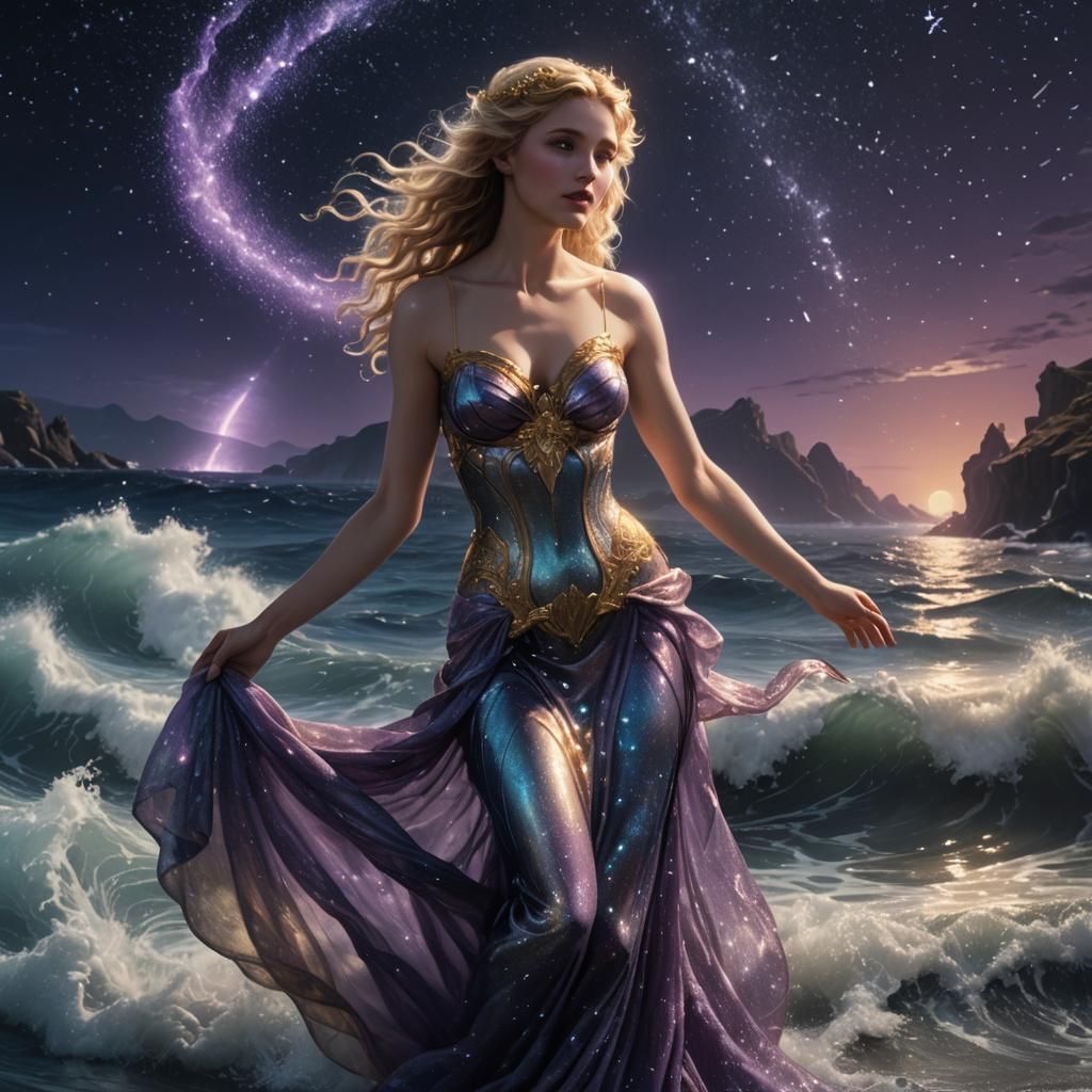 Aphrodite Rising: Dark Fantasy Concept Art