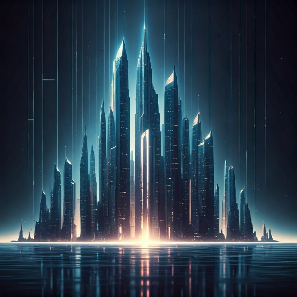 Intricate Hyper-Realistic Cityscape in a Cinematic Style