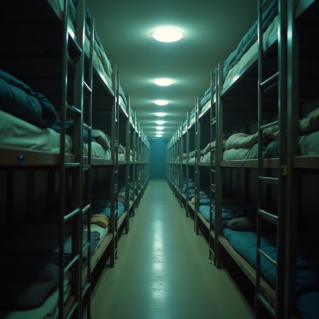 Luxurious Dormitory Scene in Cinematic Style