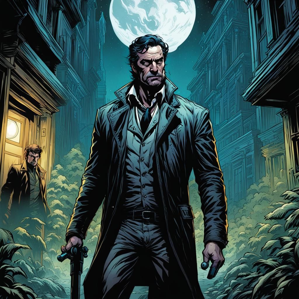 The Nightshade Killer: Comic Book Art