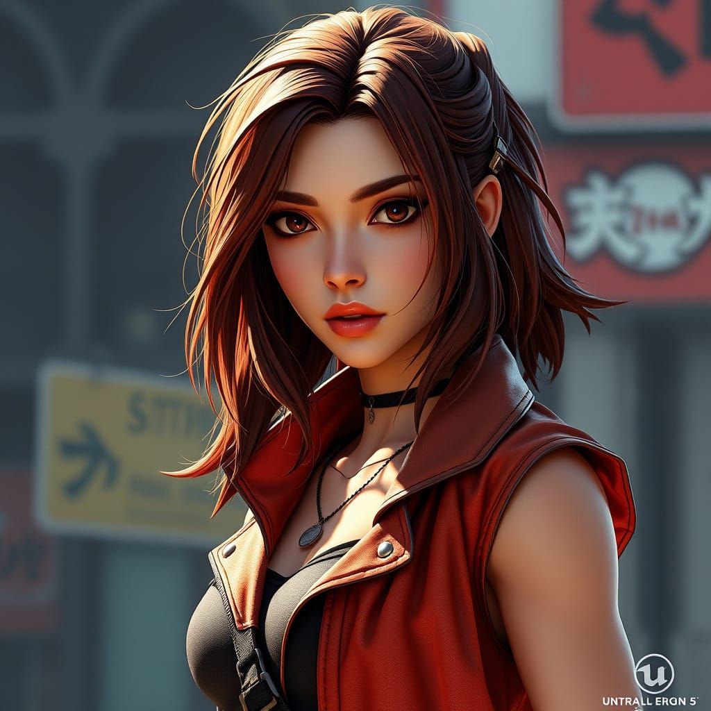 Streetwear Character Concept Art in Matte Painting Style