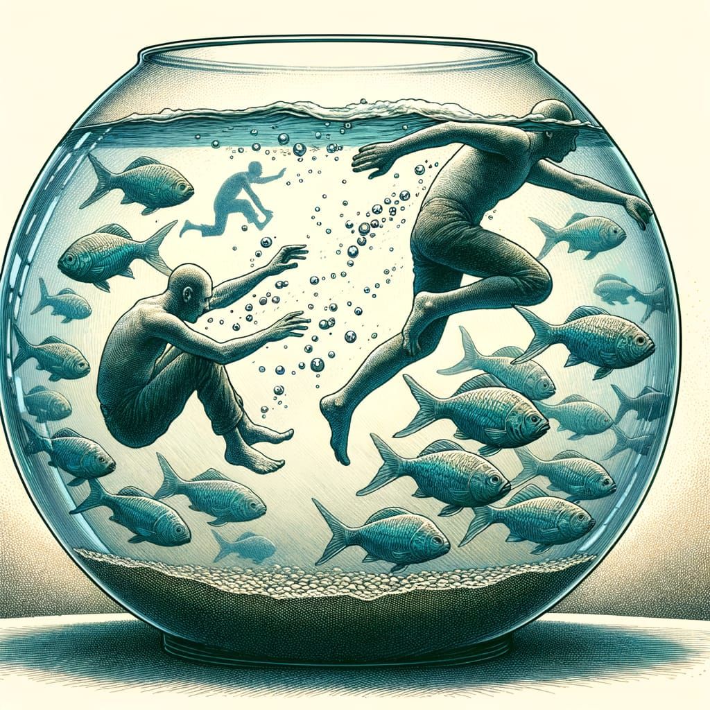 Two Lost Souls Swimming in a Fishbowl
