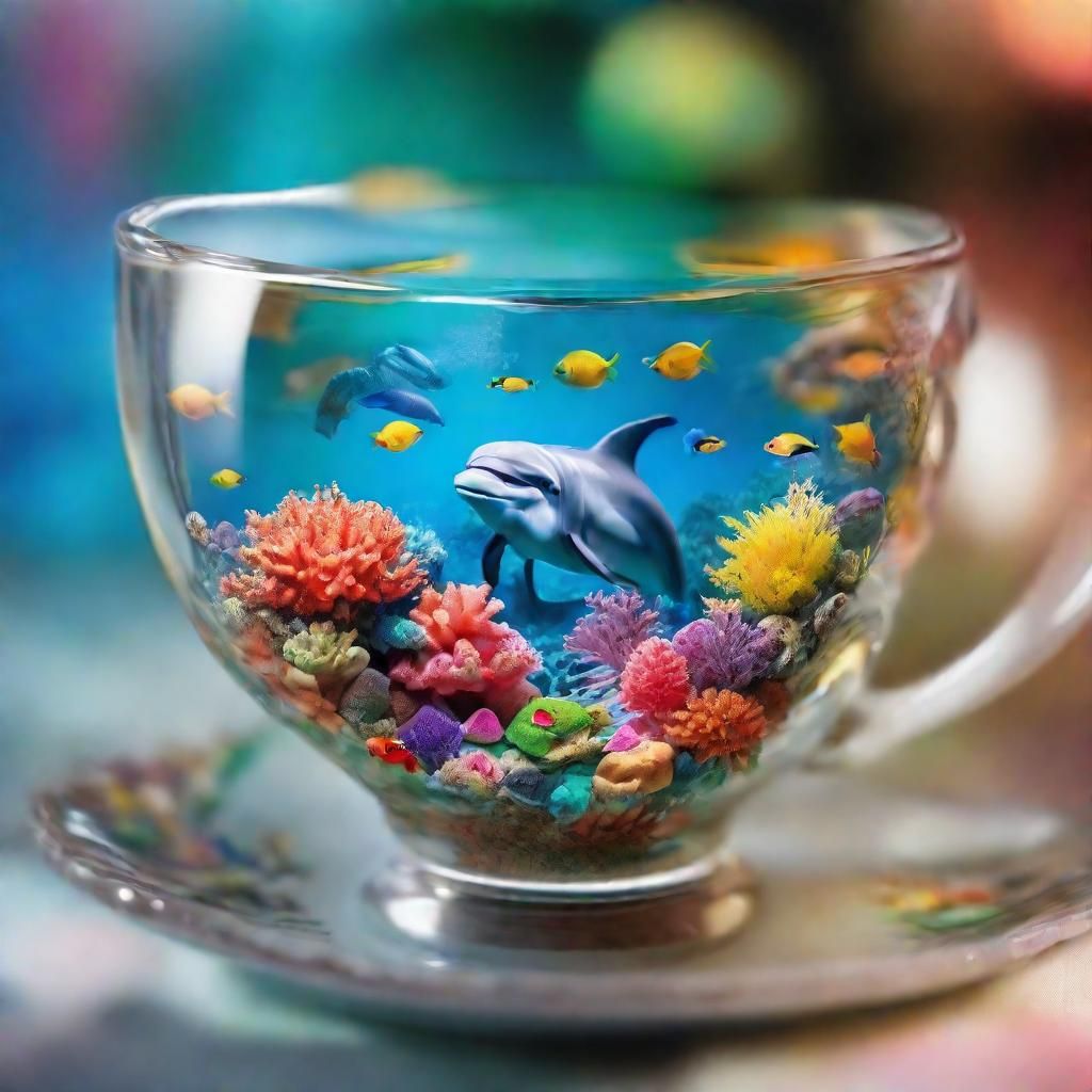 Coral Reef Fantasy in a Teacup