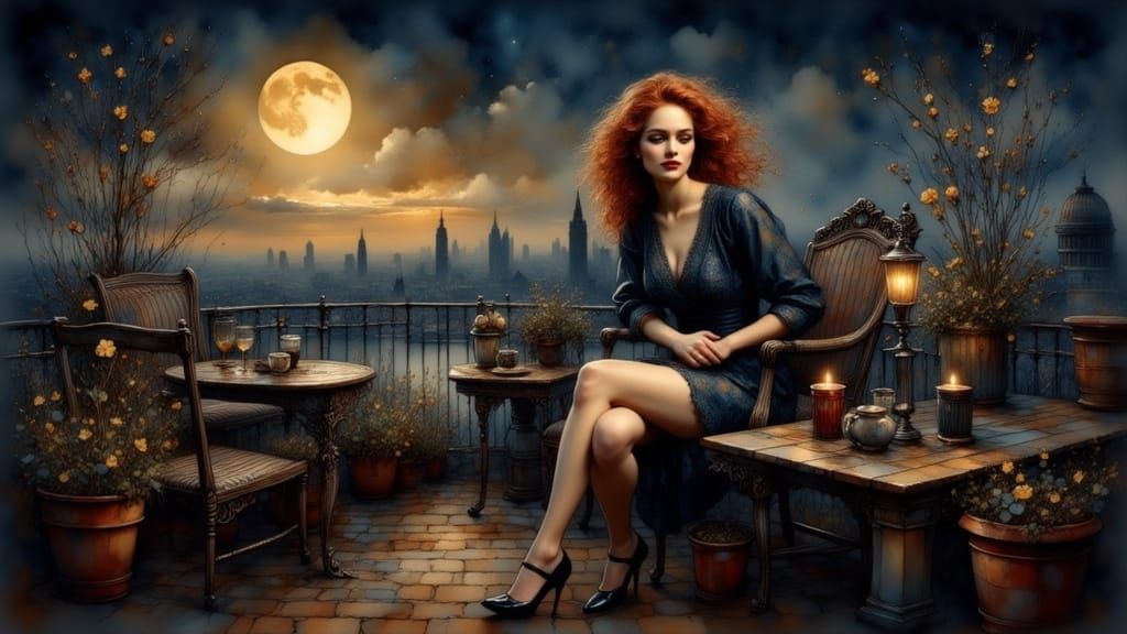 He said he would be right back