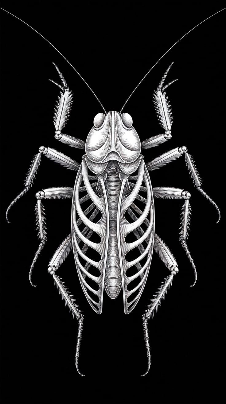 Mechanical Northern Mole Cricket in Surrealist Style