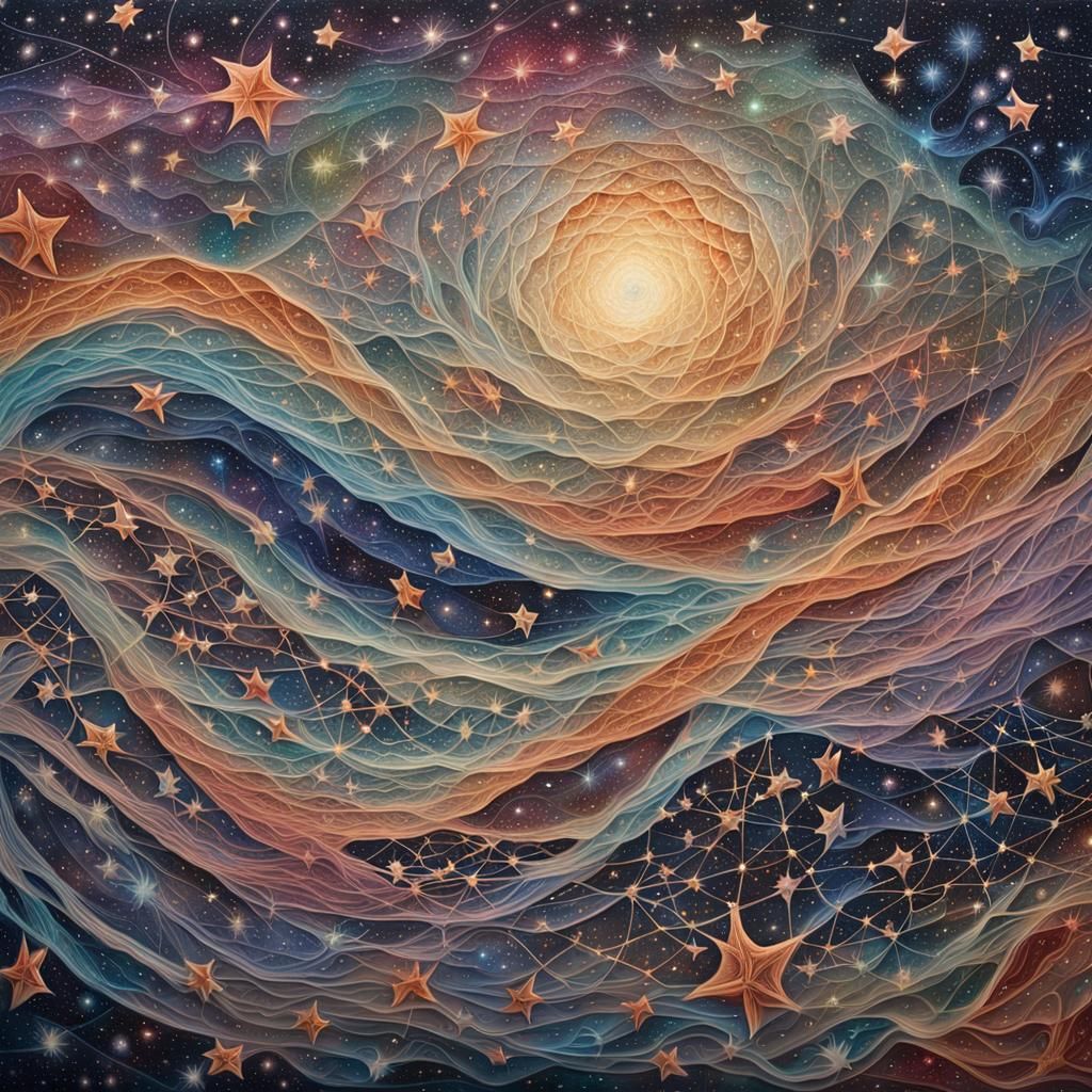 Cosmic Surrealism: Unraveling the Fabric of Space