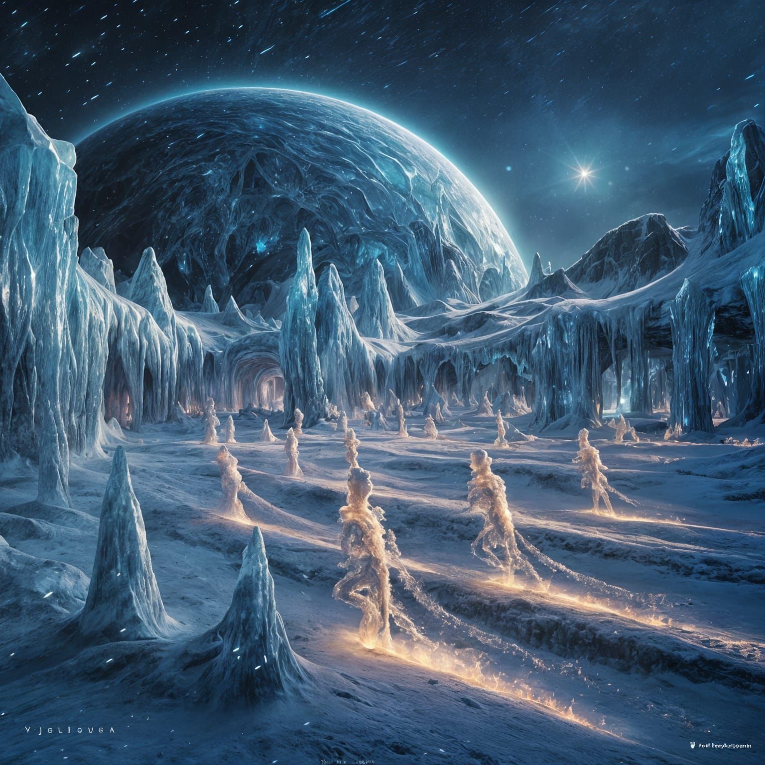 Ylltra is an icy planet where the surface is a labyrinth of ...