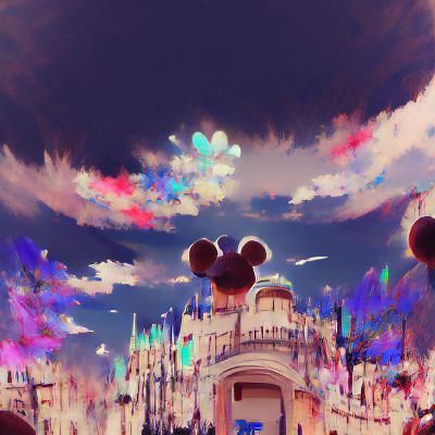 AI Generated Image of Disney
