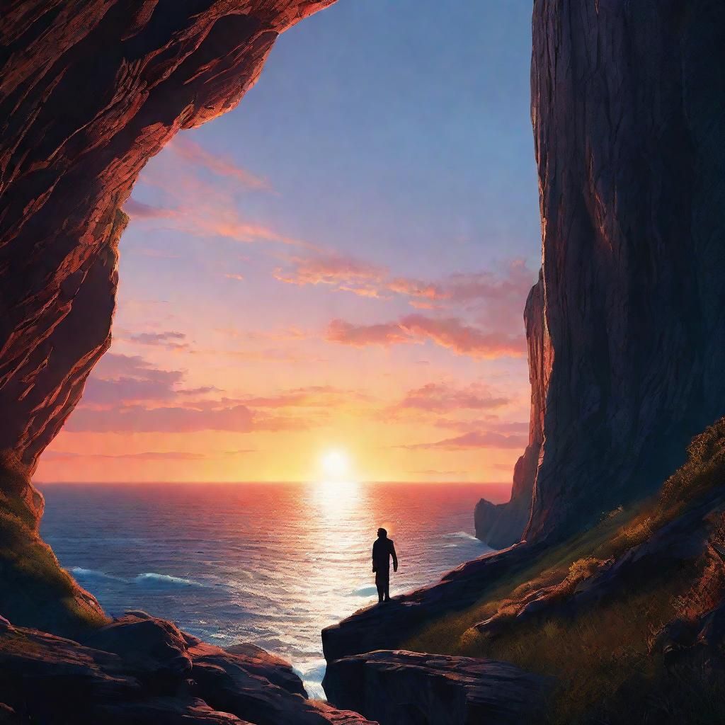 Glowing Horizon Fantasy Concept Art