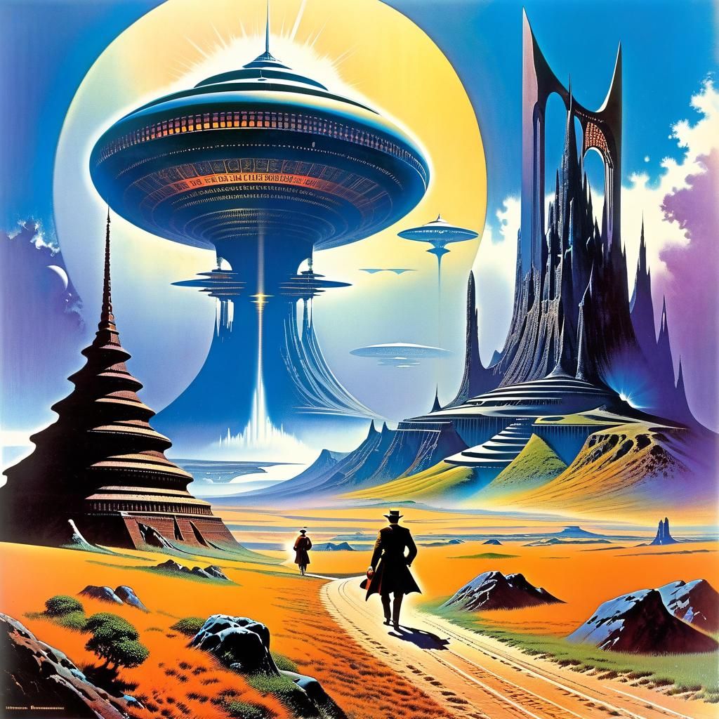 Enchanting Space Travel Collage