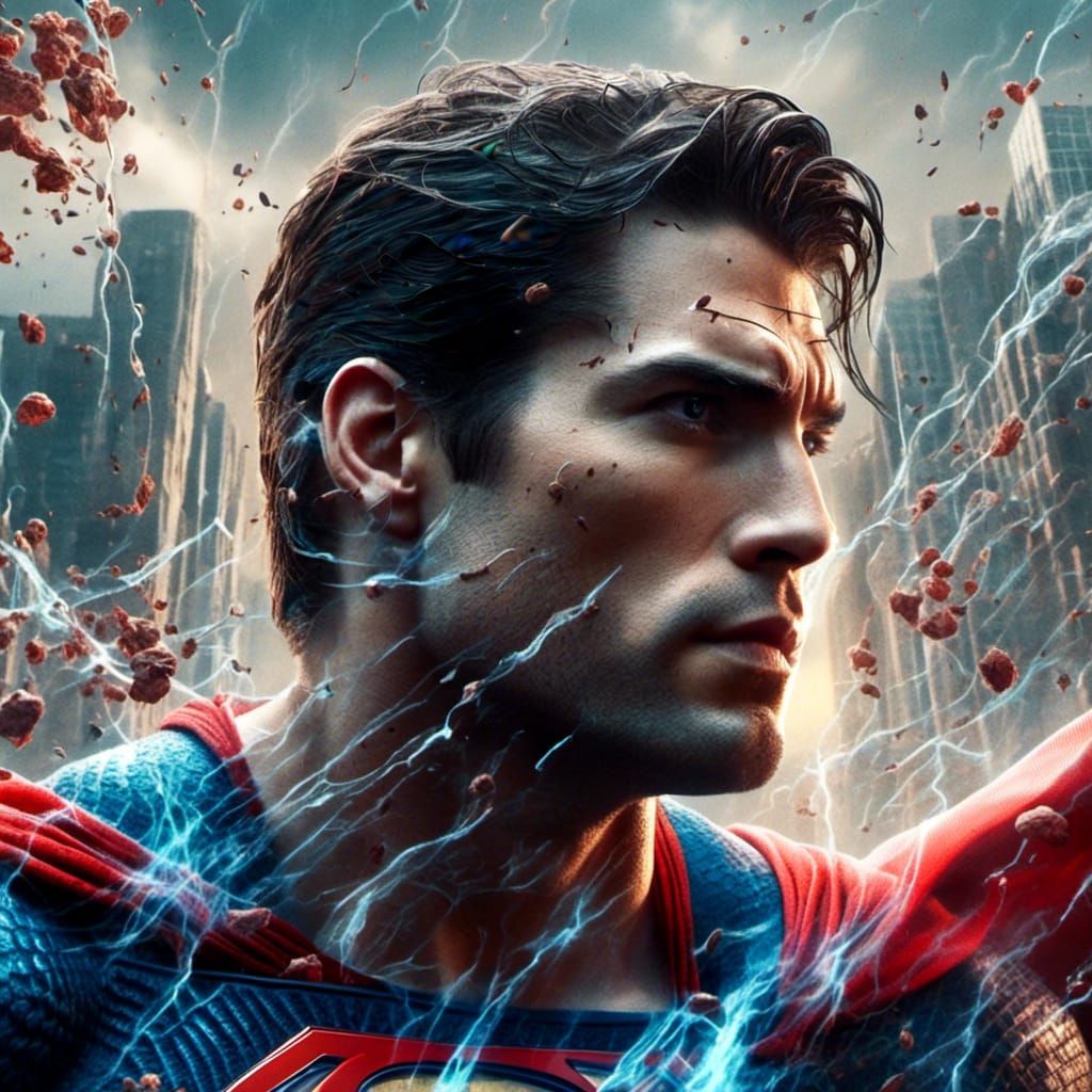 Superman's X-Ray Vision Fantasy in Hyperrealism