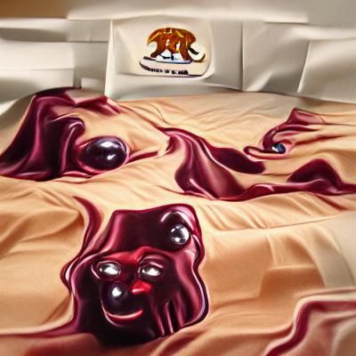 California Raisin in Bedsheet Costume