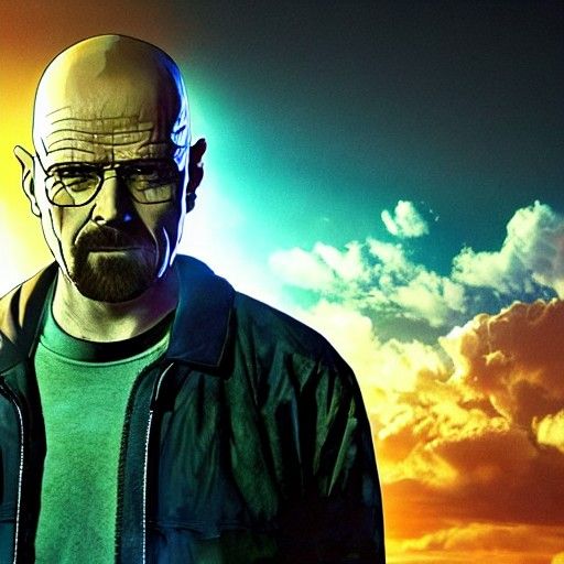 Breaking Bad in Cyberpunk 2099 Style