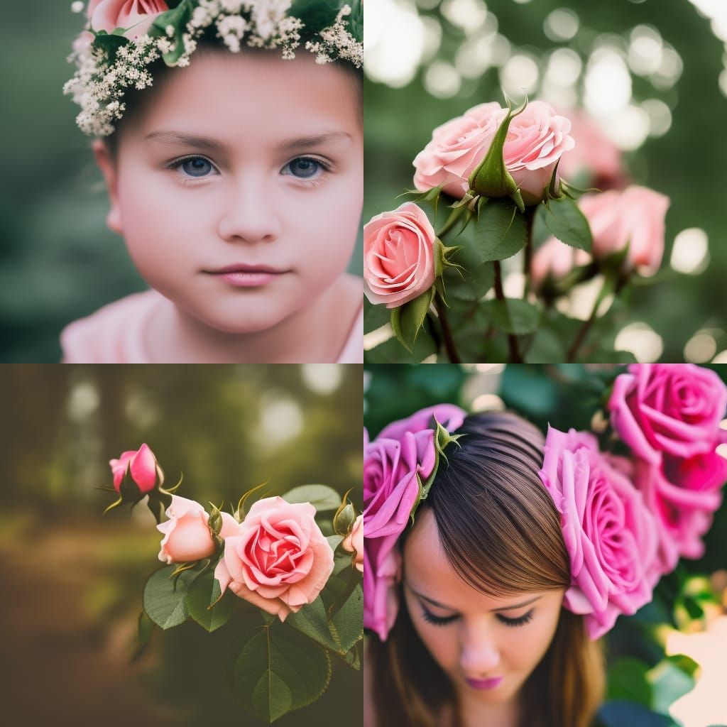 Elegant Rose Crown: Professional Photography